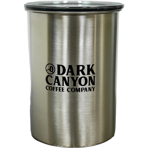 1 lb steel vertical dark canyon coffee logo airscape