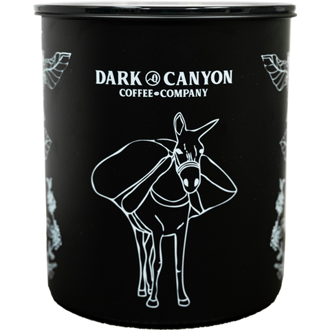 2 lb Black Airscape with donkey design