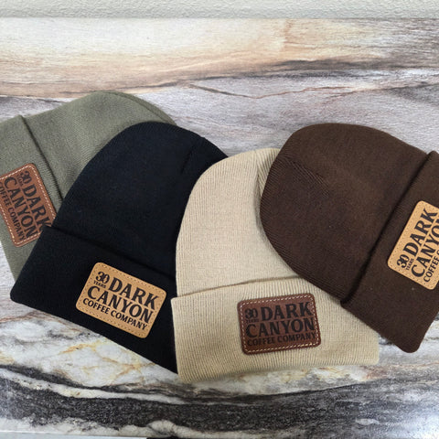 30 Year Anniversary Authentic Leather Patch Beanie
