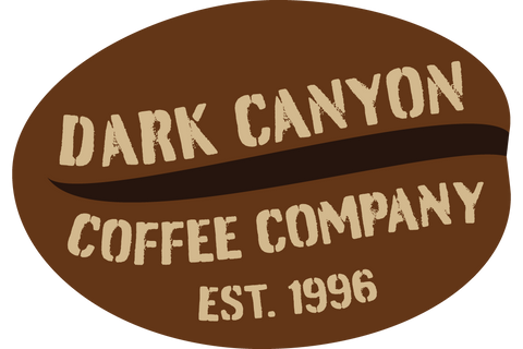dark canyon coffee company coffee bean sticker