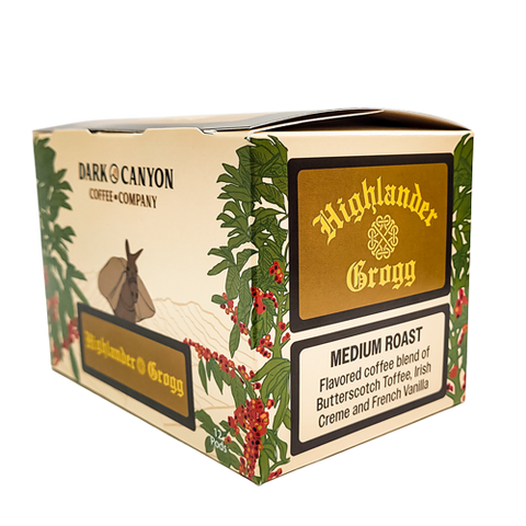 Highlander Grogg Single Serve Pod – Dark Canyon Coffee Company Highlander Grogg Single Serve Pod – Dark Canyon Coffee Company