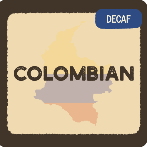 colombian decaf coffee thumbnail country map with flag