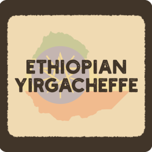 ethiopian yirgacheffe coffee thumbnail country map with flag