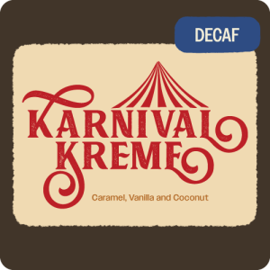 karnival kreme decaf flavor coffee thumbnail