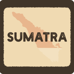 sumatra coffee thumbnail country map with flag