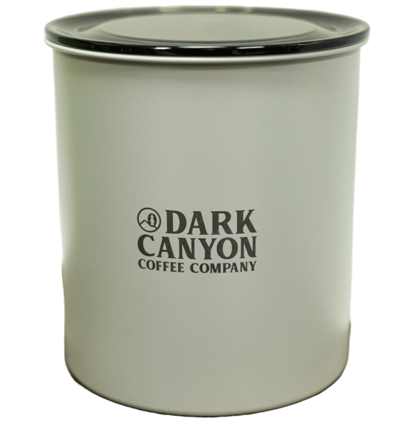 grey two pound dark canyon airscape coffee container