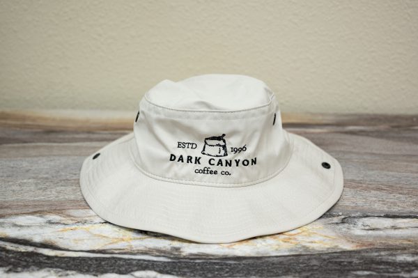 tan black dark canyon coffee bean bag logo embroidered stone booney aussie hat