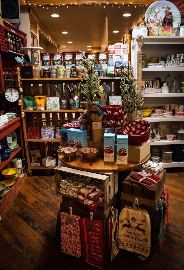 christmas display with dcc bags 768x1130