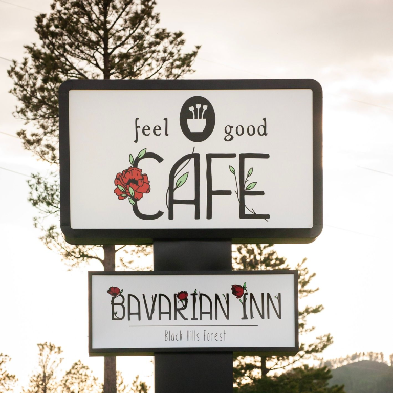 feel good cafe sign 768x768