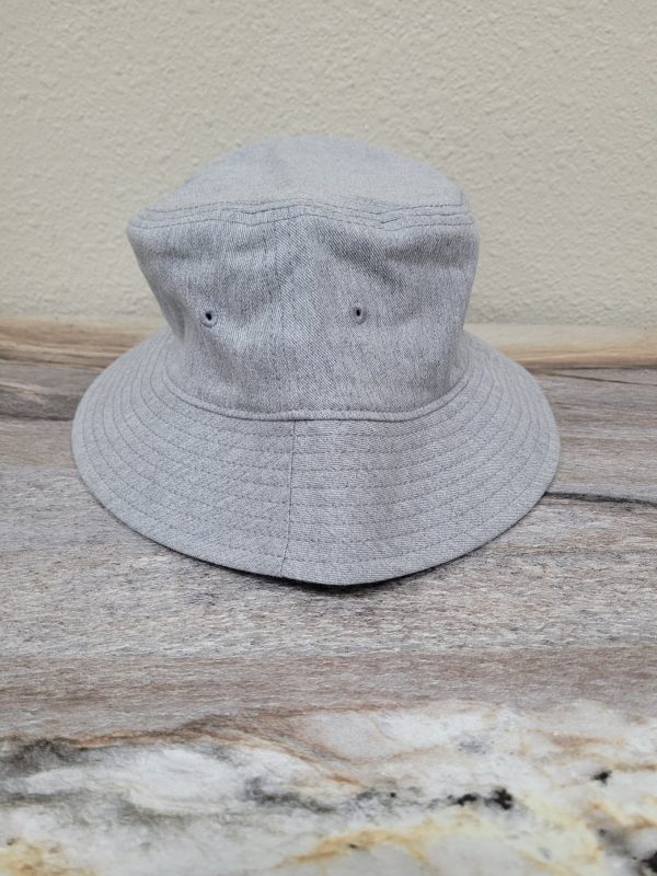 Gray Embroidered Logo Bucket Hat - Image 2